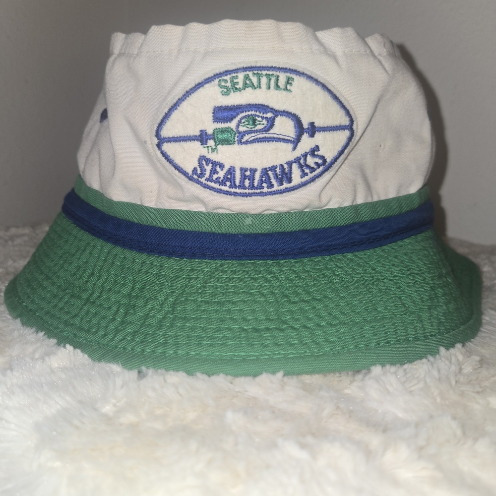 NFL Seattle Seahawks Green and Blue Bucket Hat